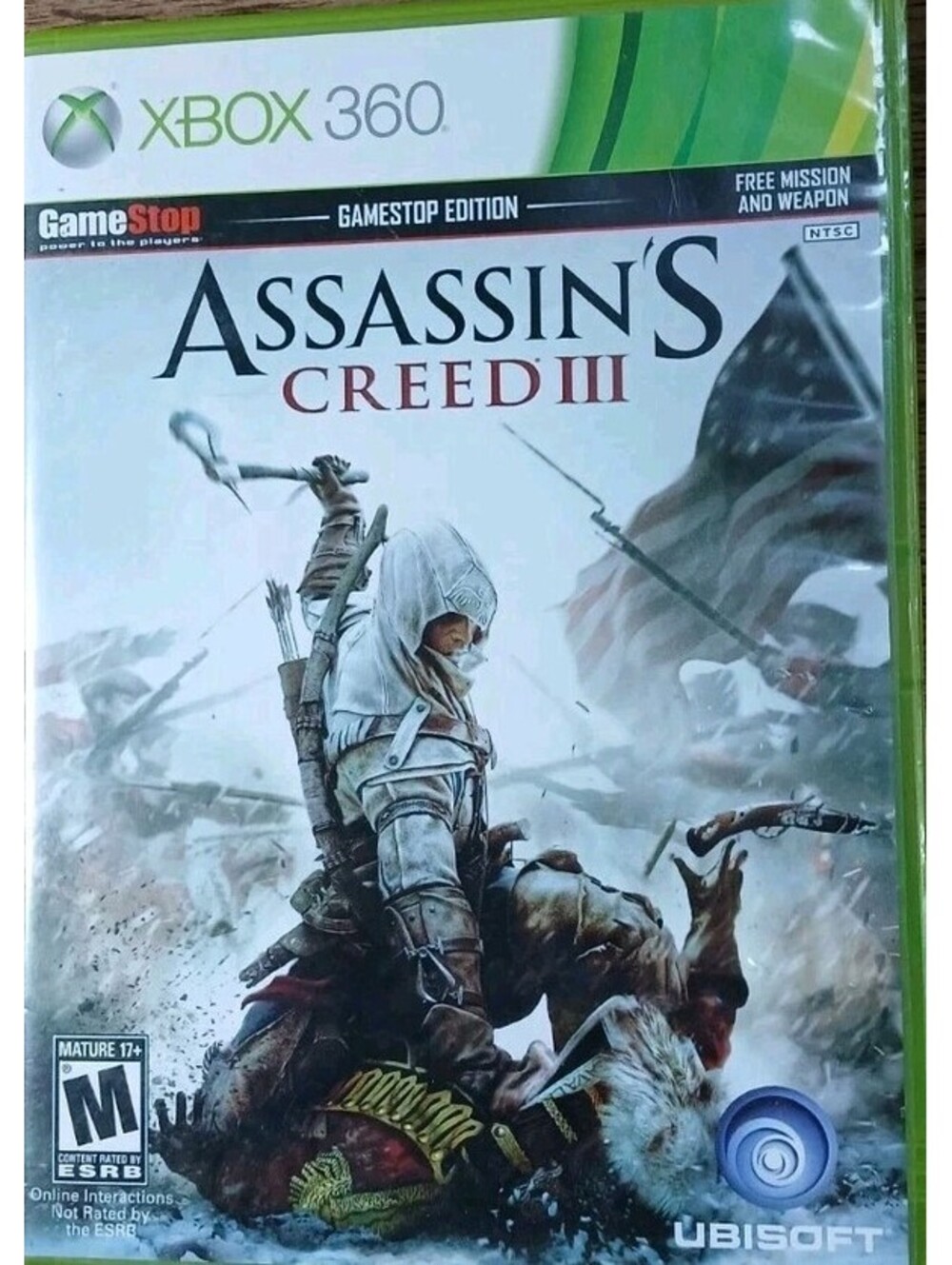 Assassin's Creed III 3 - Microsoft Xbox 360, 2012 - CIB - Complete In Box - VGC